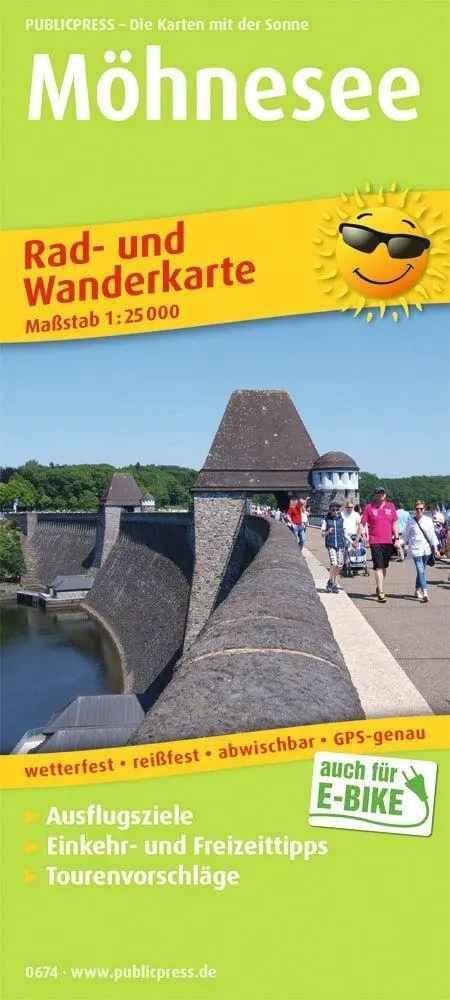 Cover: 9783747306741 | Möhnesee 1 : 25 000 | (Land-)Karte | Rad- und Wanderkarte | Deutsch