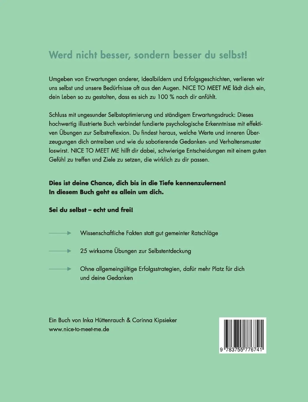 Rückseite: 9783755776741 | Nice to meet me | Corinna Kipsieker (u. a.) | Taschenbuch | Paperback