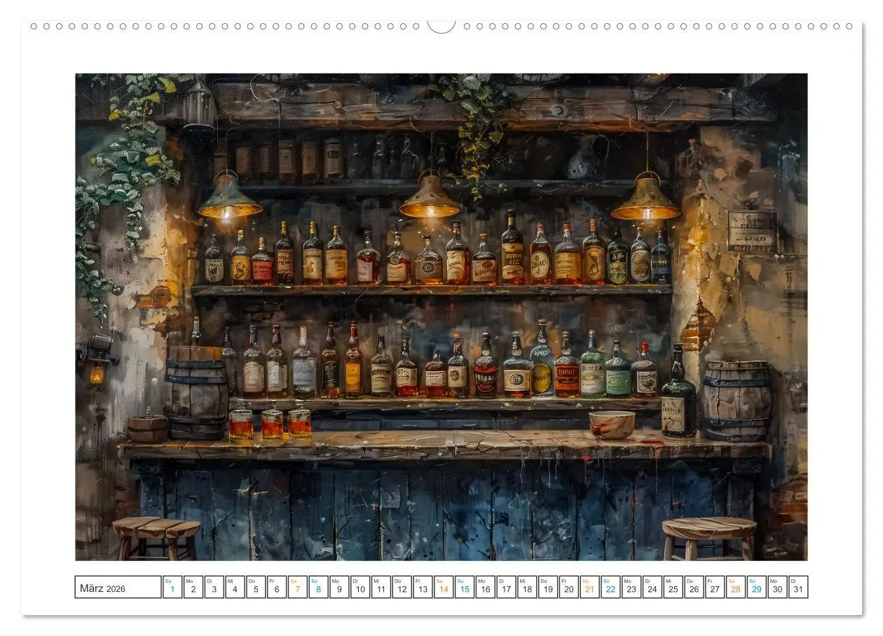 Bild: 9783457396841 | Spirit of Whisky (Wandkalender 2026 DIN A2 quer), CALVENDO...