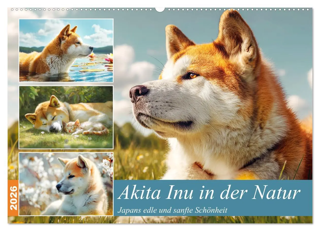 Cover: 9783457846841 | Akita Inu in der Natur. Japans edle und sanfte Schönheit...