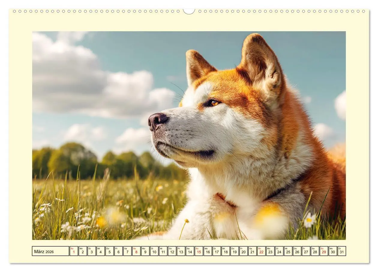Bild: 9783457846841 | Akita Inu in der Natur. Japans edle und sanfte Schönheit...