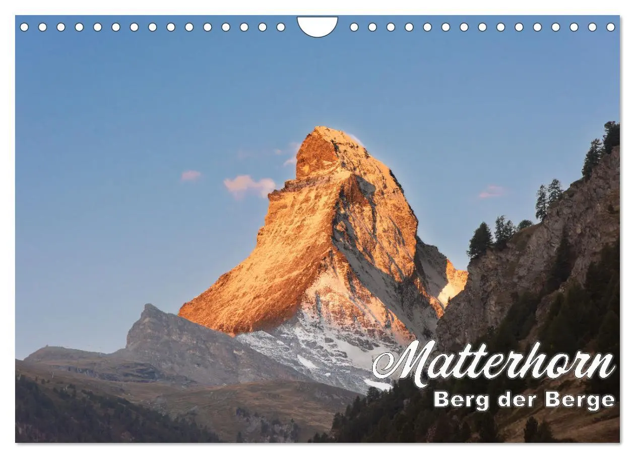 Cover: 9783516006841 | Matterhorn - Berg der Berge (Wandkalender 2026 DIN A4 quer),...