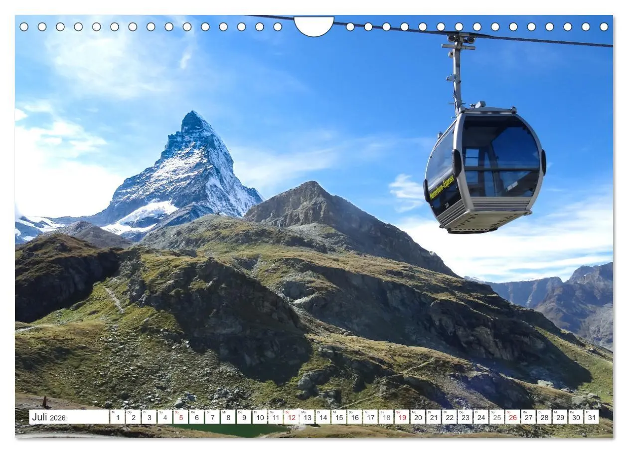 Bild: 9783516006841 | Matterhorn - Berg der Berge (Wandkalender 2026 DIN A4 quer),...
