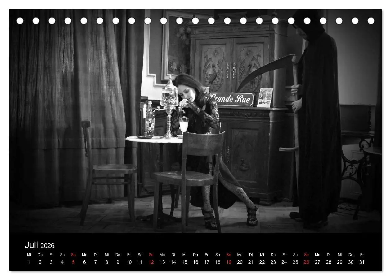 Bild: 9783516176841 | Absinthe (Tischkalender 2026 DIN A5 quer), CALVENDO Monatskalender