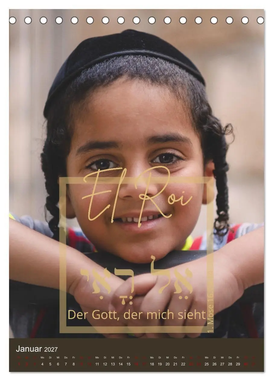 Bild: 9783569406841 | Israel und hebräische Namen Gottes (Tischkalender 2027 DIN A5...