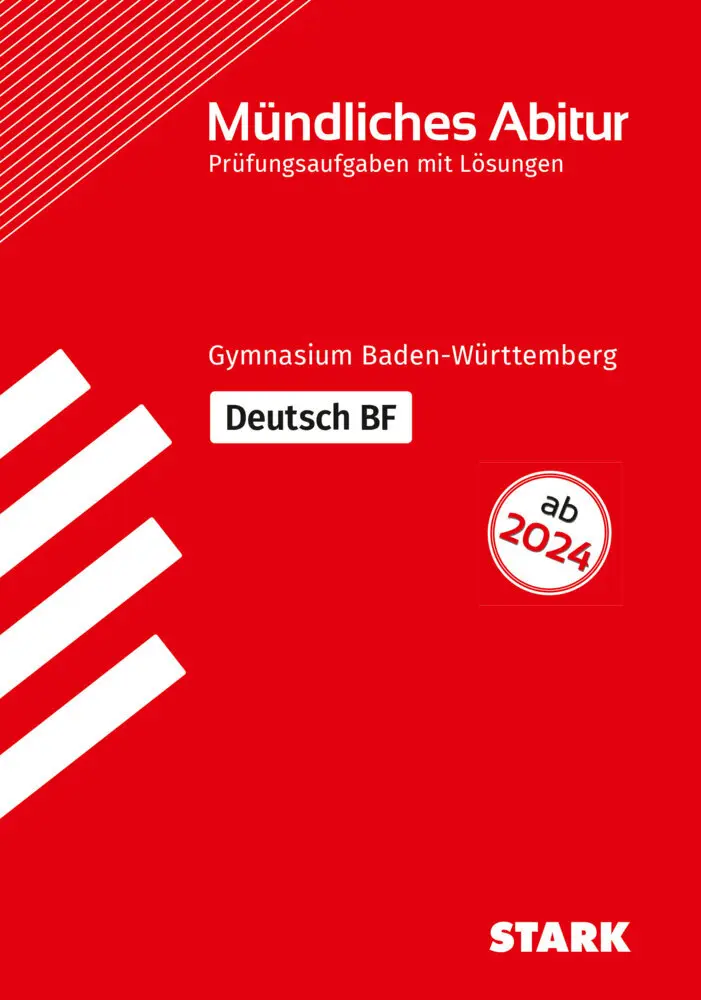 Cover: 9783849056841 | STARK Deutsch BF - Mündliche Abiturprüfung ab 2024 BW -...