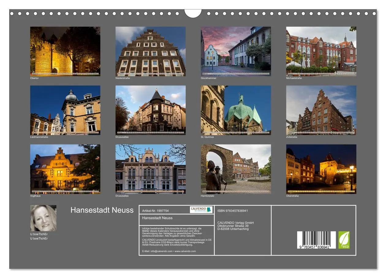 Bild: 9783457836941 | Hansestadt Neuss (Wandkalender 2026 DIN A3 quer), CALVENDO...