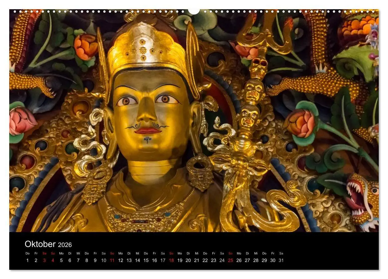 Bild: 9783516096941 | Buddhismus im Himalaya (hochwertiger Premium Wandkalender 2026 DIN...