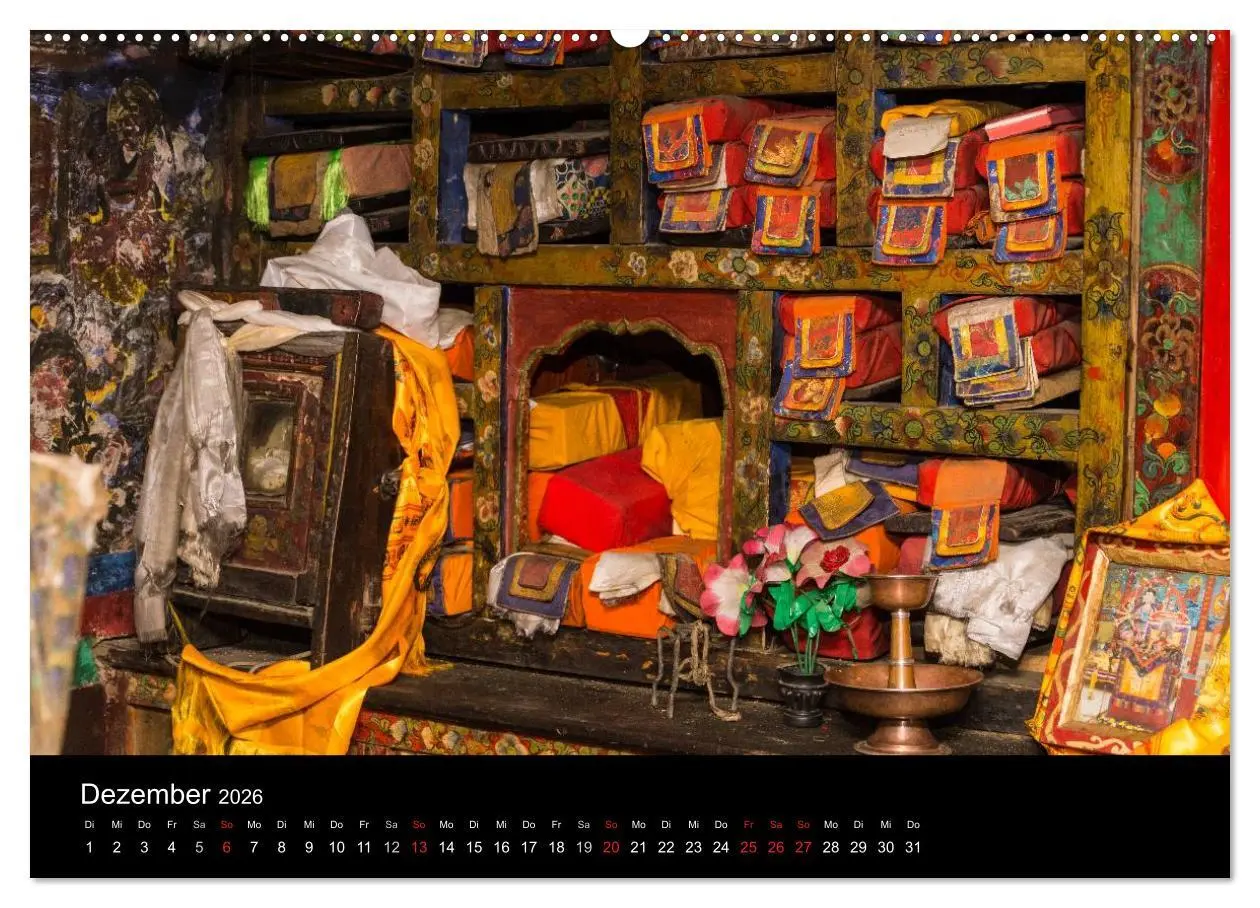 Bild: 9783516096941 | Buddhismus im Himalaya (hochwertiger Premium Wandkalender 2026 DIN...