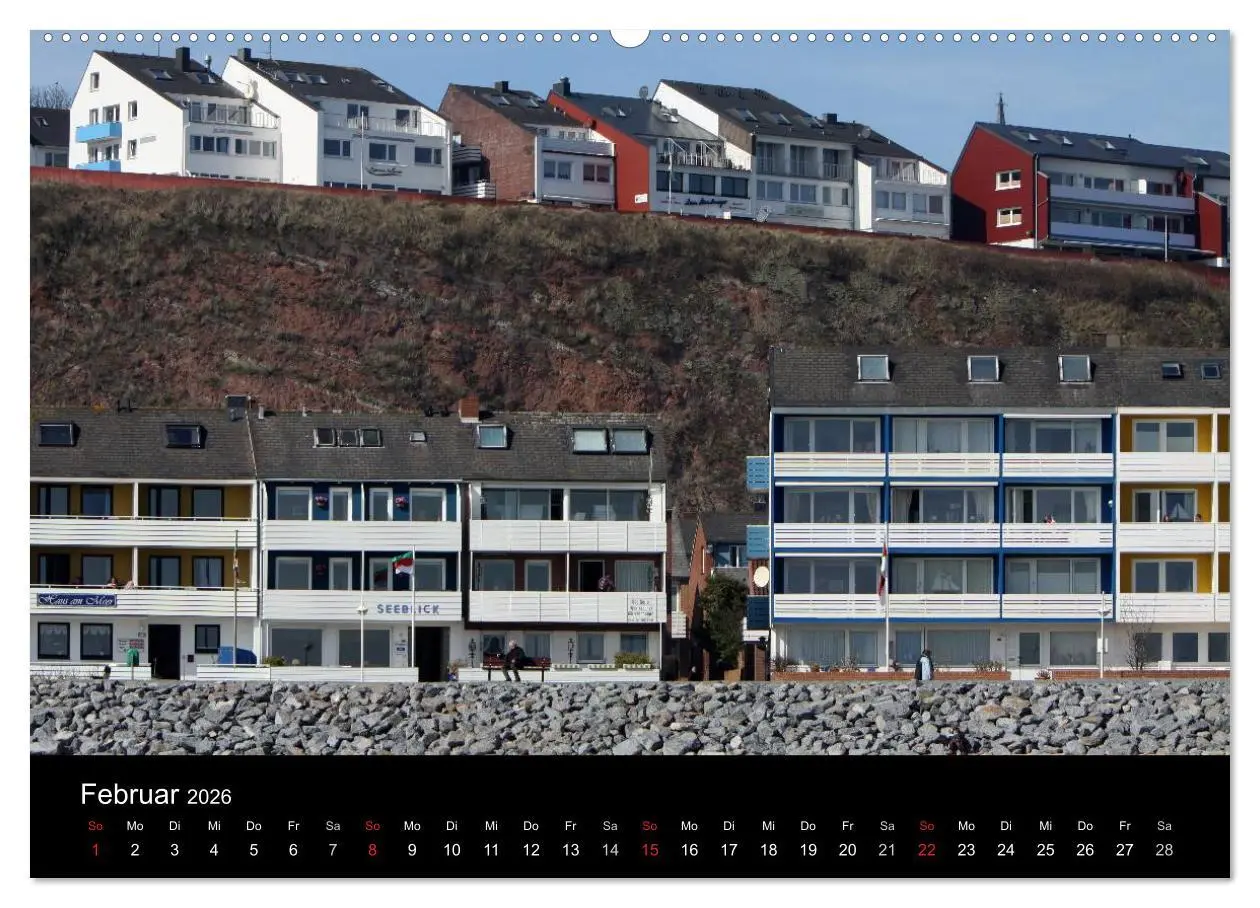 Bild: 9783516166941 | Helgoland (hochwertiger Premium Wandkalender 2026 DIN A2 quer),...