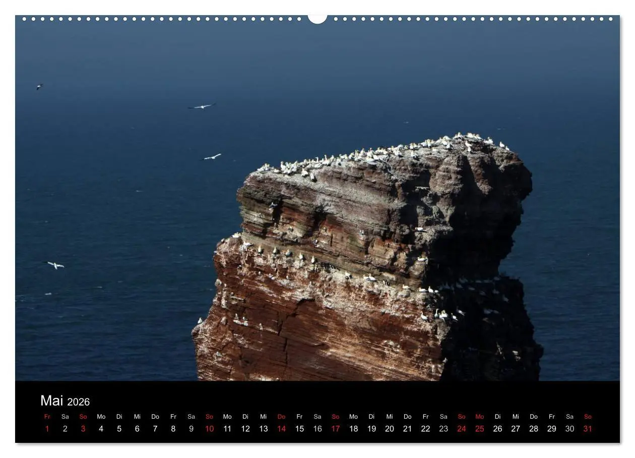 Bild: 9783516166941 | Helgoland (hochwertiger Premium Wandkalender 2026 DIN A2 quer),...