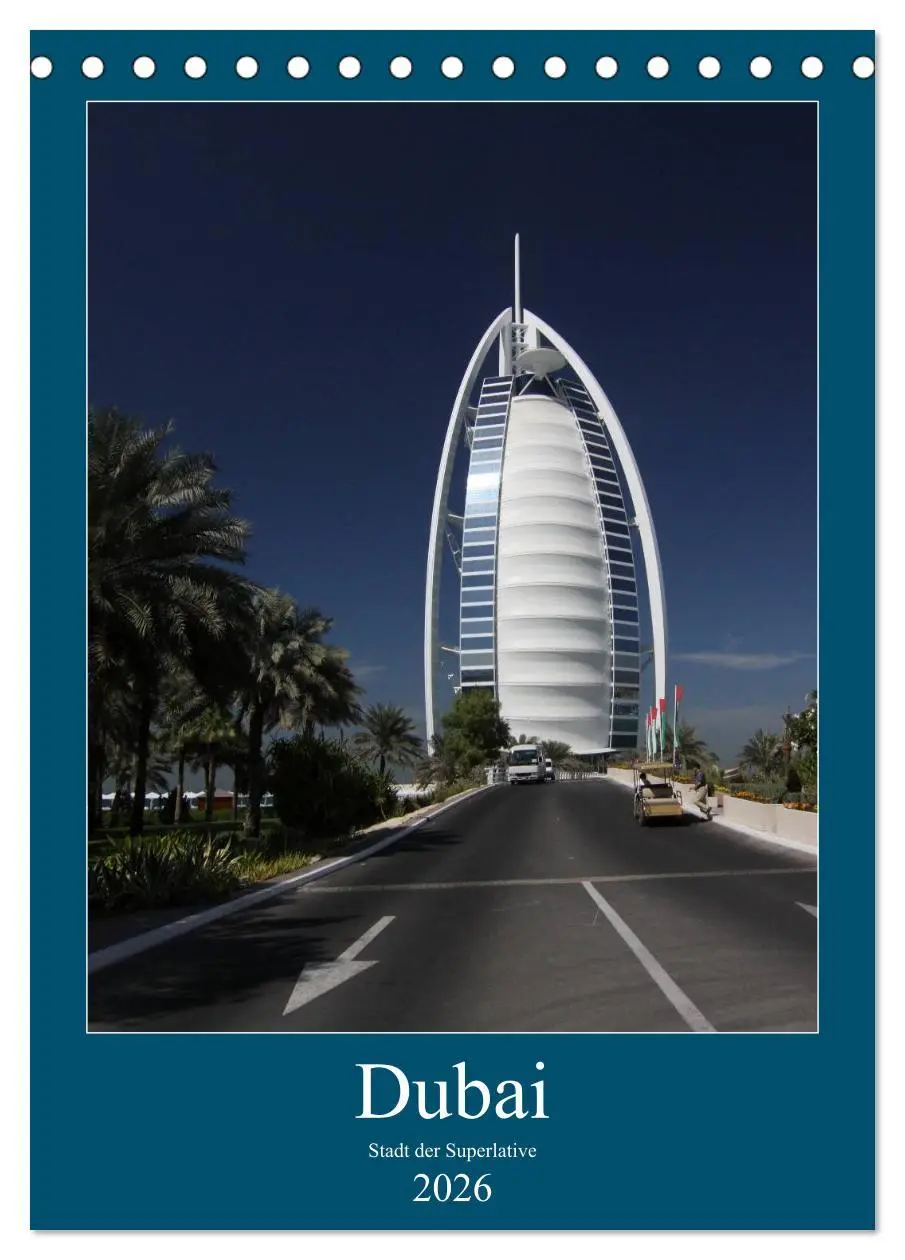 Cover: 9783516476941 | Dubai (Tischkalender 2026 DIN A5 hoch), CALVENDO Monatskalender | 2026