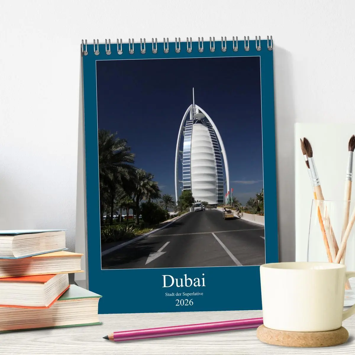 Bild: 9783516476941 | Dubai (Tischkalender 2026 DIN A5 hoch), CALVENDO Monatskalender | 2026