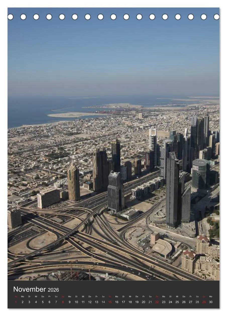 Bild: 9783516476941 | Dubai (Tischkalender 2026 DIN A5 hoch), CALVENDO Monatskalender | 2026