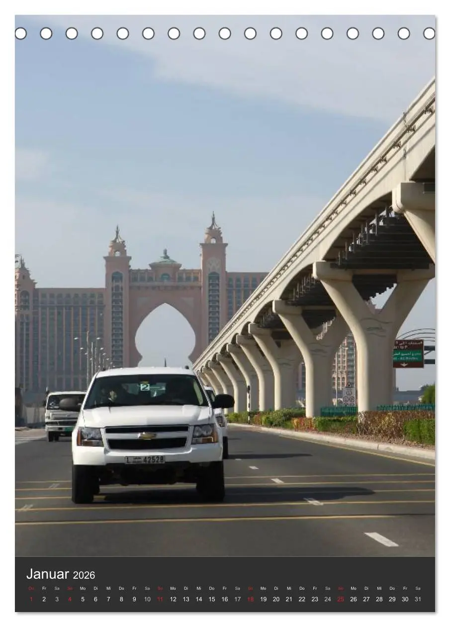 Bild: 9783516476941 | Dubai (Tischkalender 2026 DIN A5 hoch), CALVENDO Monatskalender | 2026