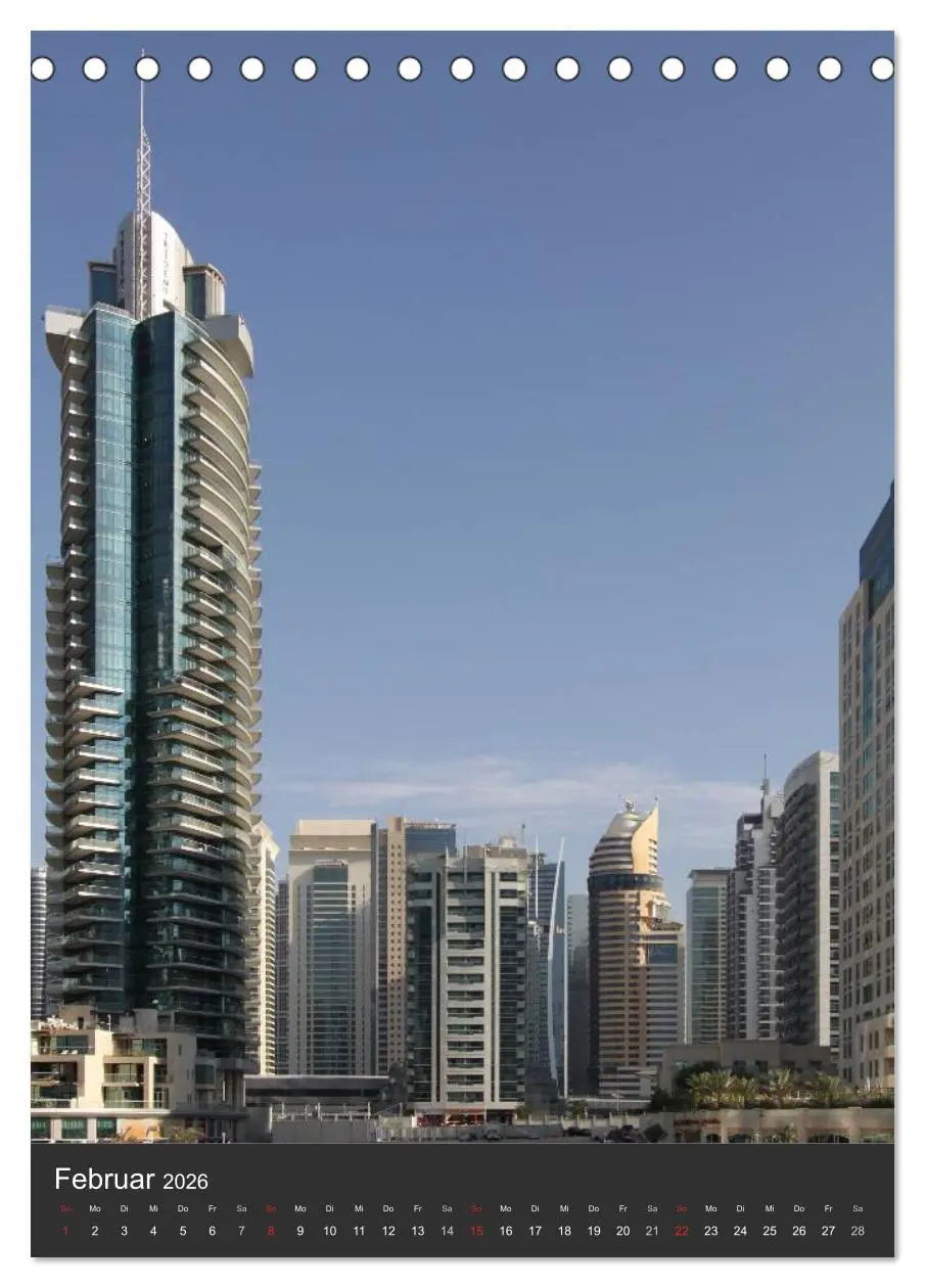 Bild: 9783516476941 | Dubai (Tischkalender 2026 DIN A5 hoch), CALVENDO Monatskalender | 2026