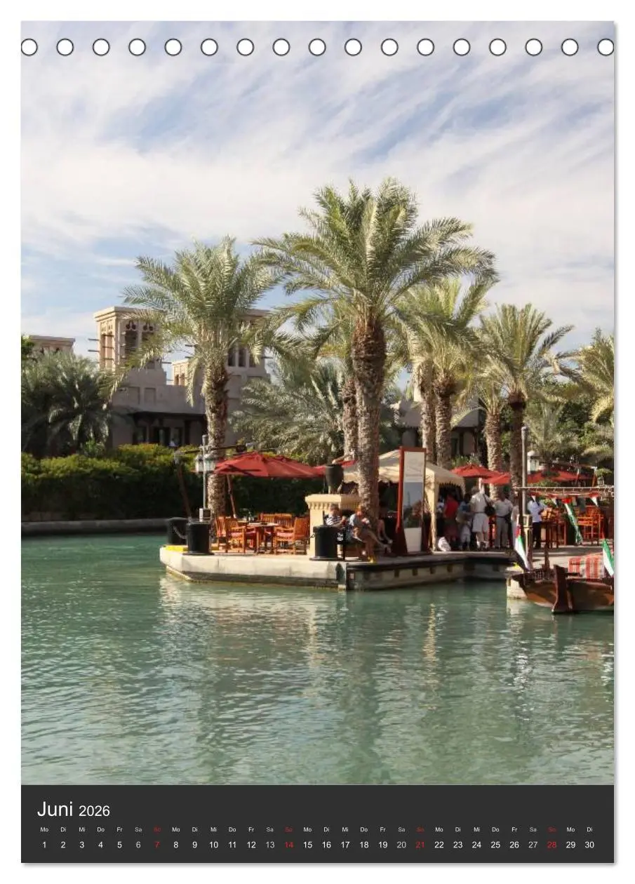 Bild: 9783516476941 | Dubai (Tischkalender 2026 DIN A5 hoch), CALVENDO Monatskalender | 2026