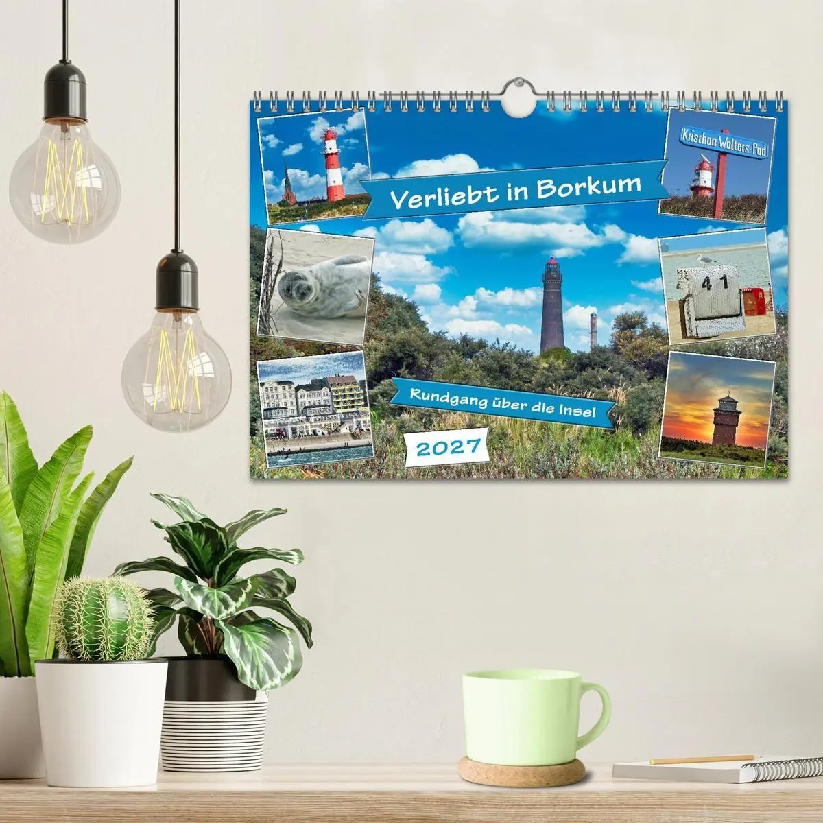Bild: 9783516786941 | Verliebt in Borkum (Wandkalender 2027 DIN A4 quer), CALVENDO...