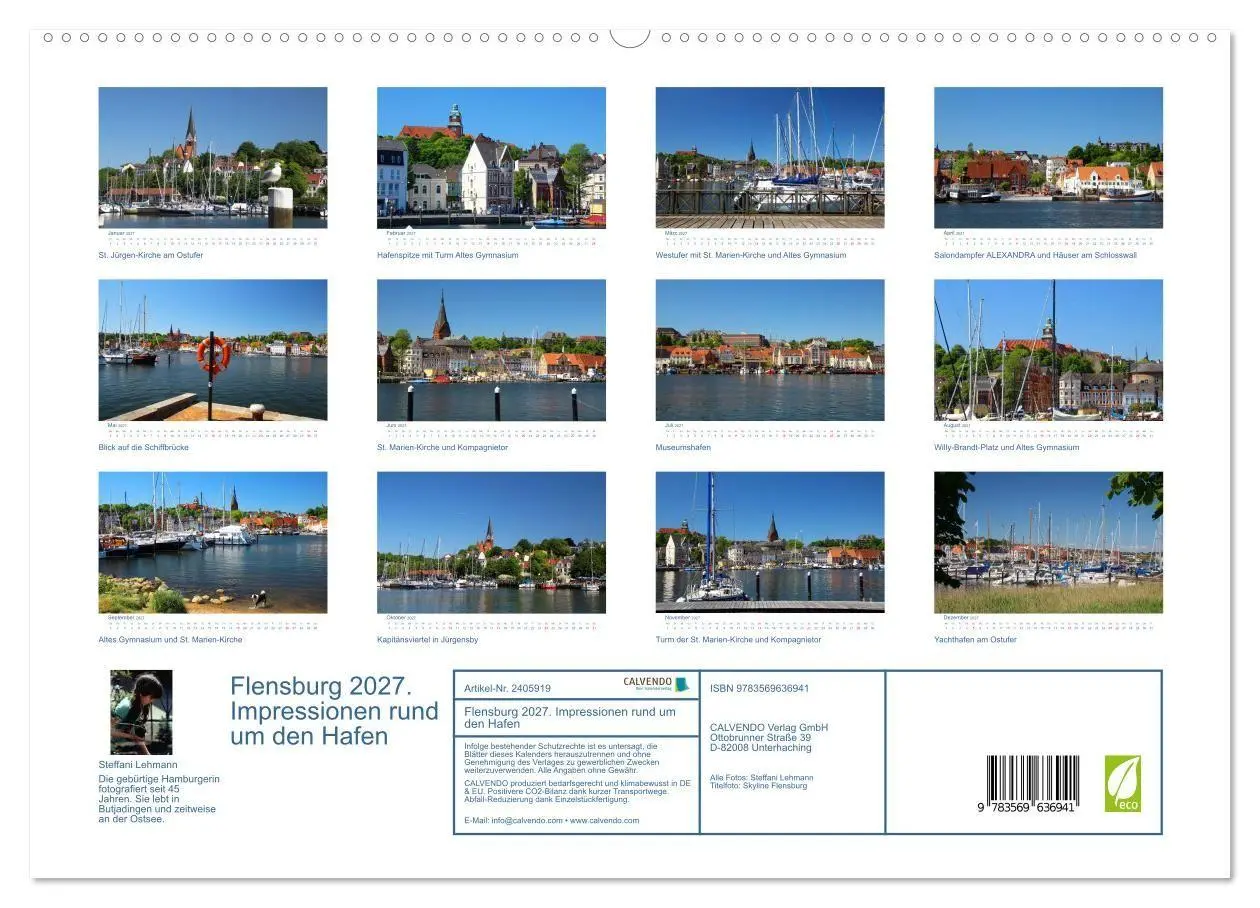Bild: 9783569636941 | Flensburg 2027. Impressionen rund um den Hafen (hochwertiger...