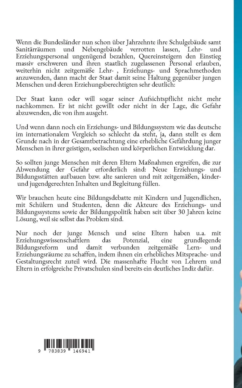 Rückseite: 9783839146941 | Warum noch Schule? | Hartmut Kay Hirsch | Taschenbuch | 56 S. | 2025