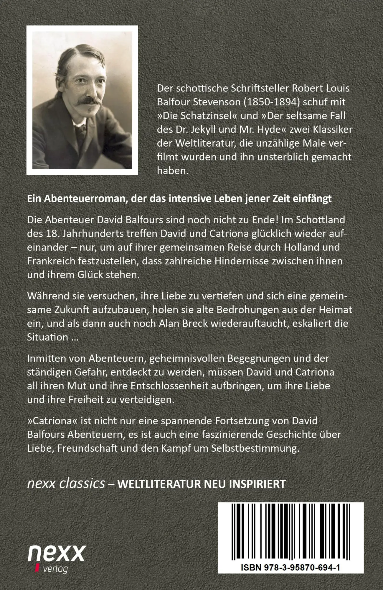 Rückseite: 9783958706941 | Die Abenteuer des David Balfour | Stevenson Robert Louis | Taschenbuch