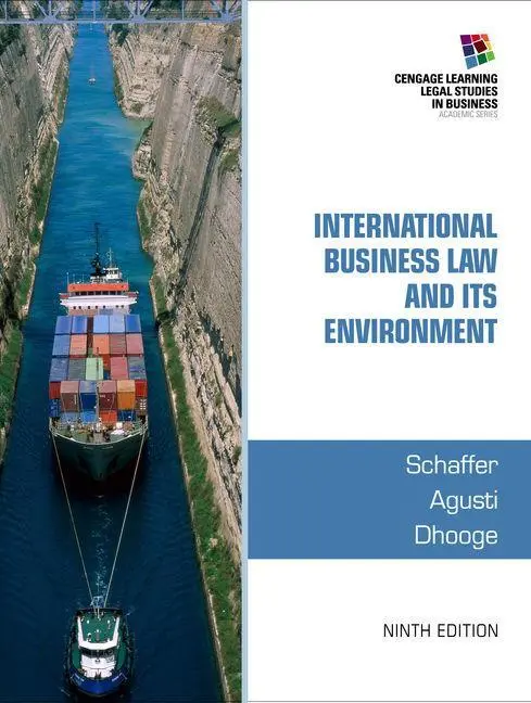Cover: 9781285427041 | International Business Law and Its Environment | Agusti (u. a.) | Buch