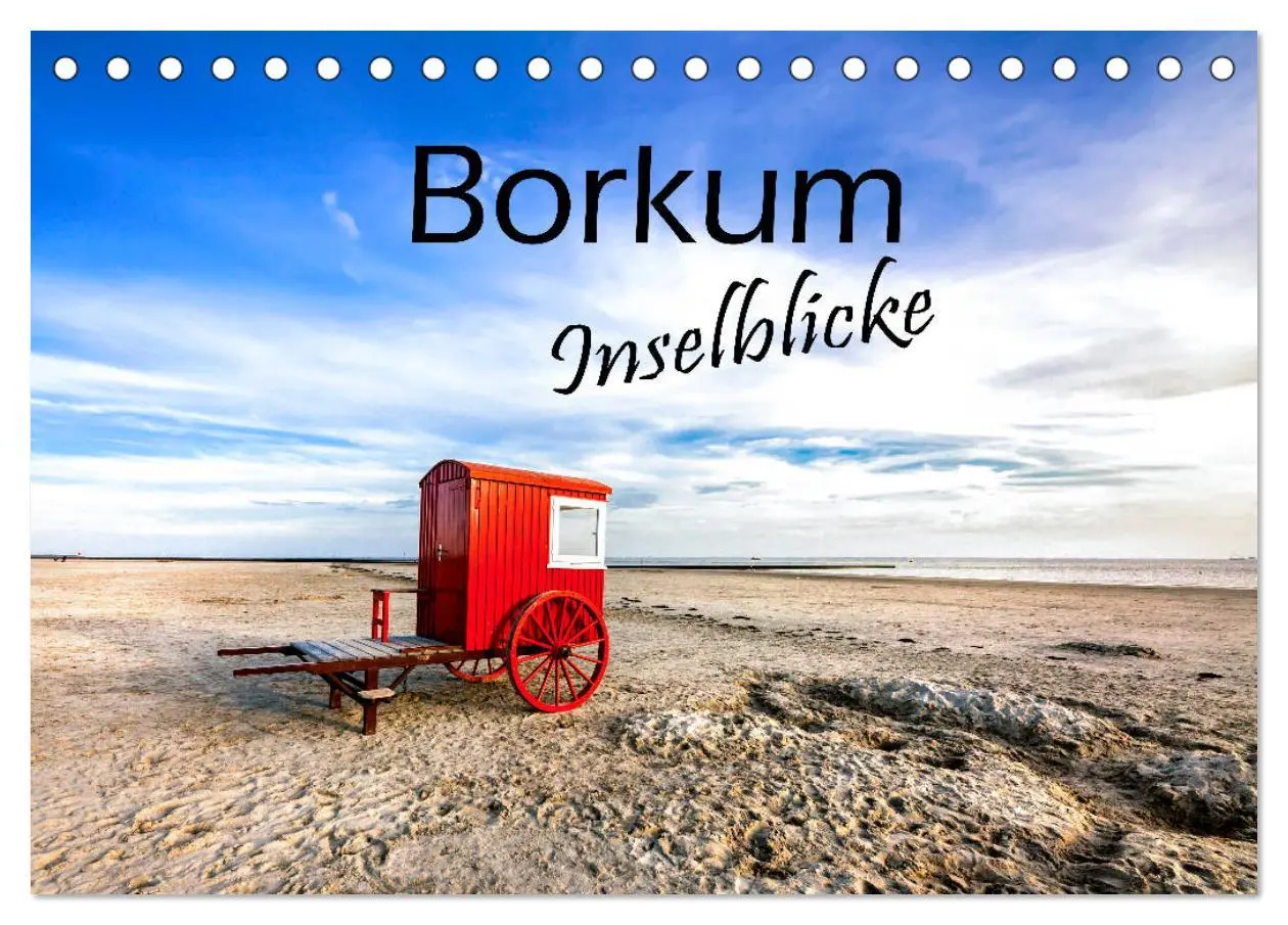Cover: 9783457967041 | Borkum - Inselblicke (Tischkalender 2026 DIN A5 quer), CALVENDO...