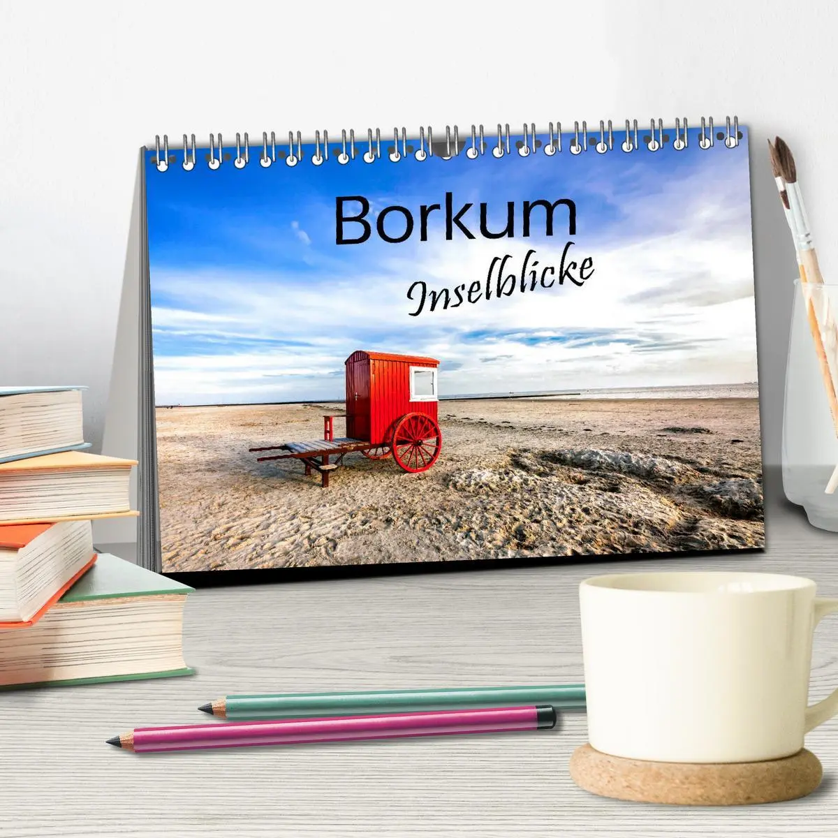 Bild: 9783457967041 | Borkum - Inselblicke (Tischkalender 2026 DIN A5 quer), CALVENDO...