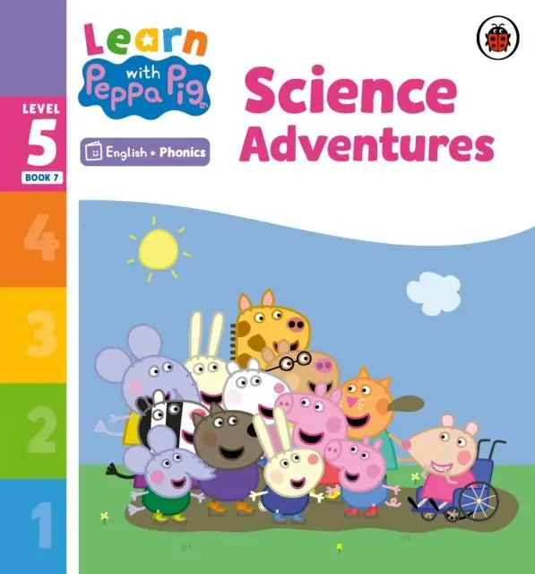 Cover: 9780241577141 | Learn with Peppa Phonics Level 5 Book 7 - Science Adventures...