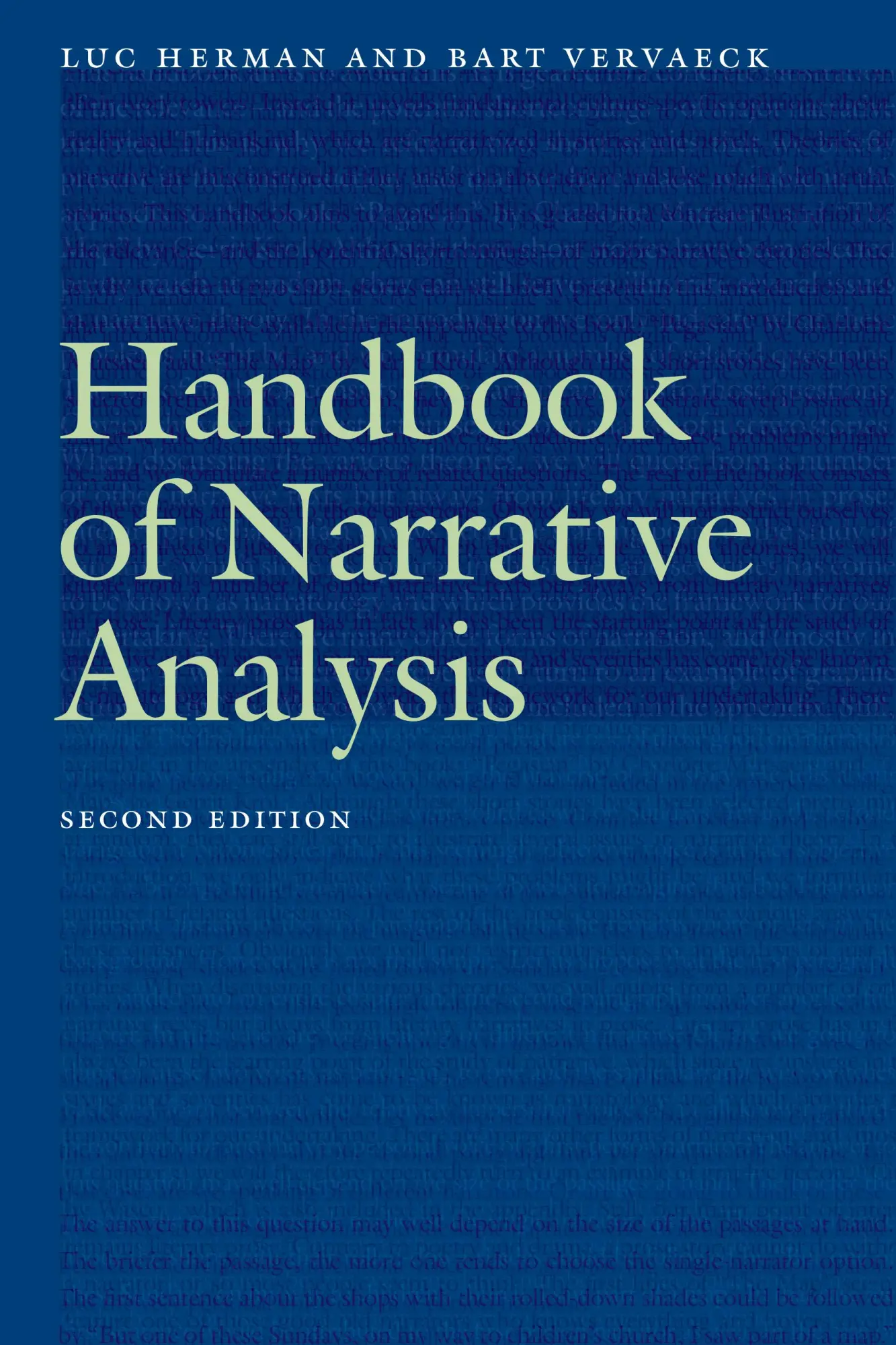 Cover: 9781496217141 | Handbook of Narrative Analysis | Luc Herman (u. a.) | Taschenbuch