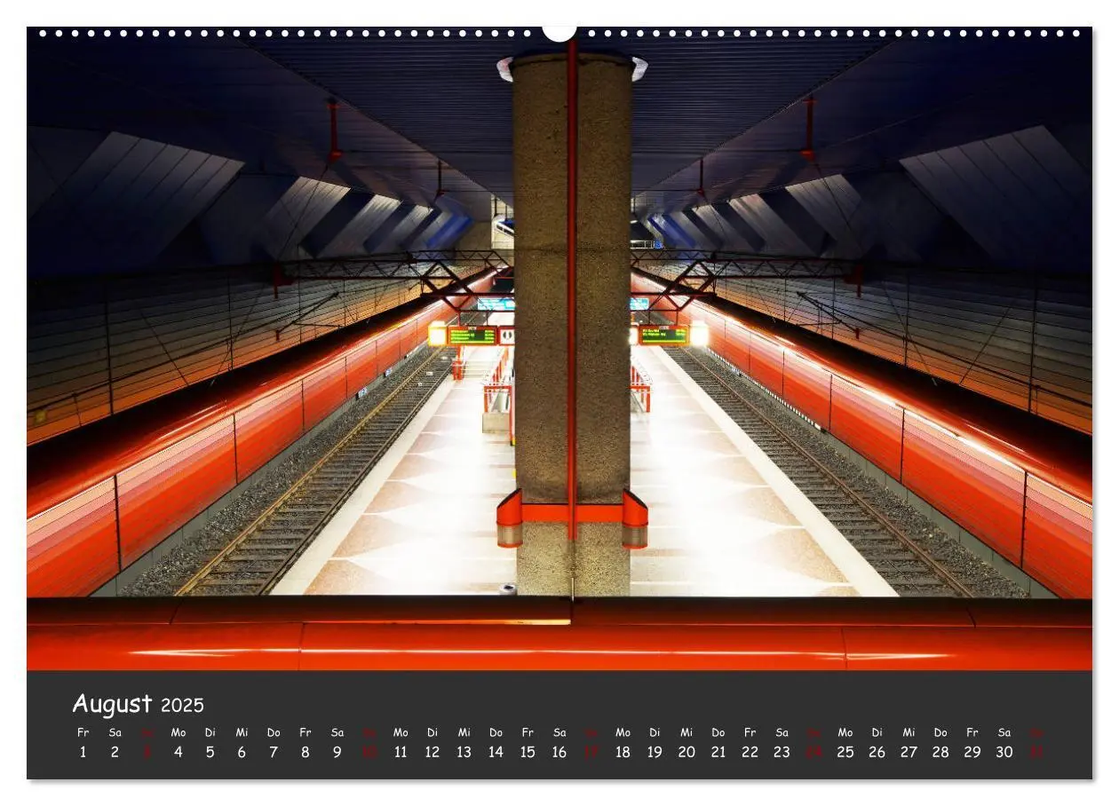 Bild: 9783435317141 | U-Bahn-Stationen des Westens (Wandkalender 2025 DIN A2 quer),...