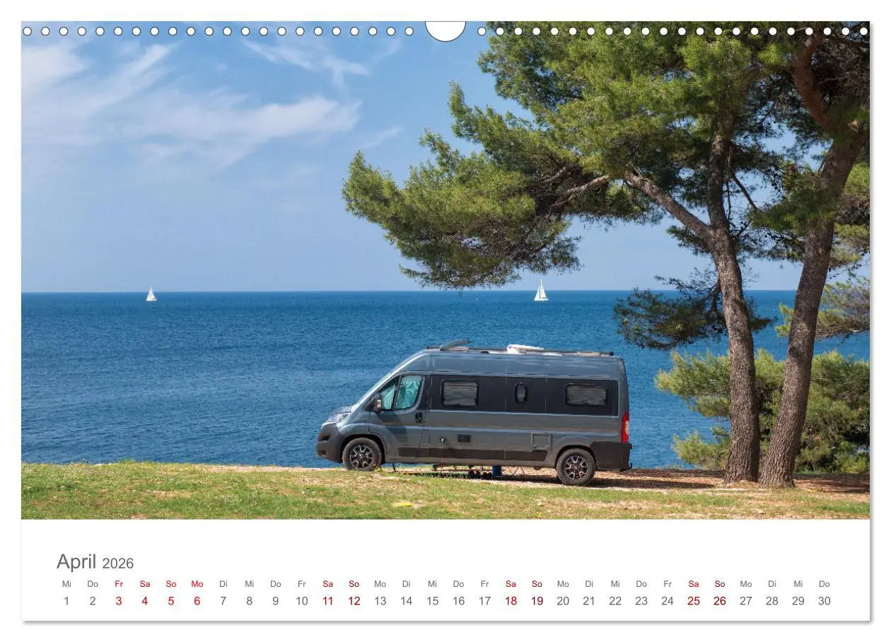 Bild: 9783457577141 | Abenteuer Vanlife - Glücklich unterwegs (Wandkalender 2026 DIN A3...