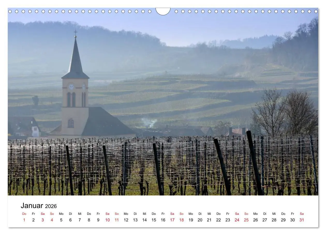 Bild: 9783516047141 | Impressionen vom Kaiserstuhl (Wandkalender 2026 DIN A3 quer),...