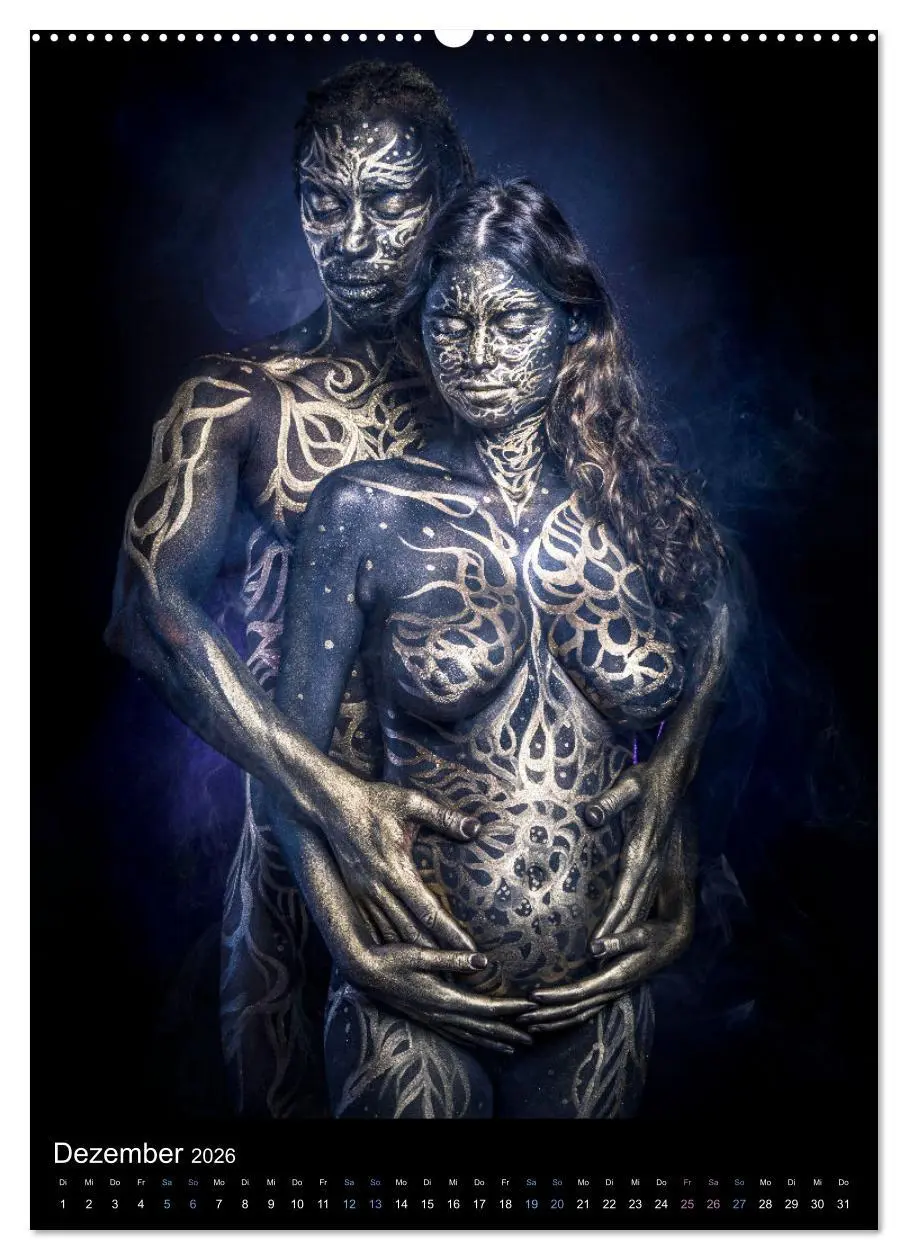 Bild: 9783516357141 | Bodypainting Adventures - Farbe auf nackter Haut (Wandkalender 2026...
