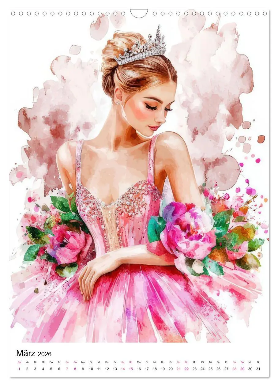 Bild: 9783516597141 | Ballerinas in Aquarell (Wandkalender 2026 DIN A3 hoch), CALVENDO...