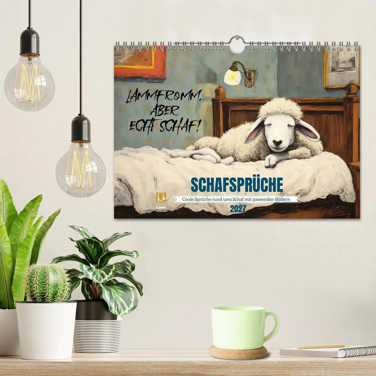 Bild: 9783569207141 | Schafsprüche (Wandkalender 2027 DIN A4 quer), CALVENDO Monatskalender