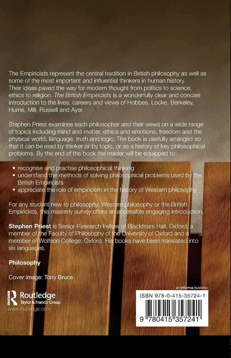 Rückseite: 9780415357241 | The British Empiricists | Stephen Priest | Taschenbuch | Englisch