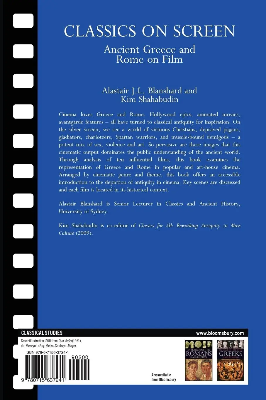Rückseite: 9780715637241 | Classics on Screen | Alastair Blanshard (u. a.) | Taschenbuch | 2011