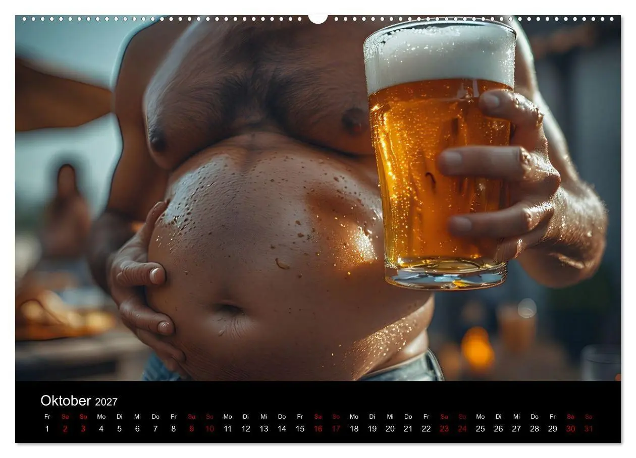 Bild: 9783594257241 | Lustige Kalender Männer mit Bierbäuchen - Bierbauch Kalender...