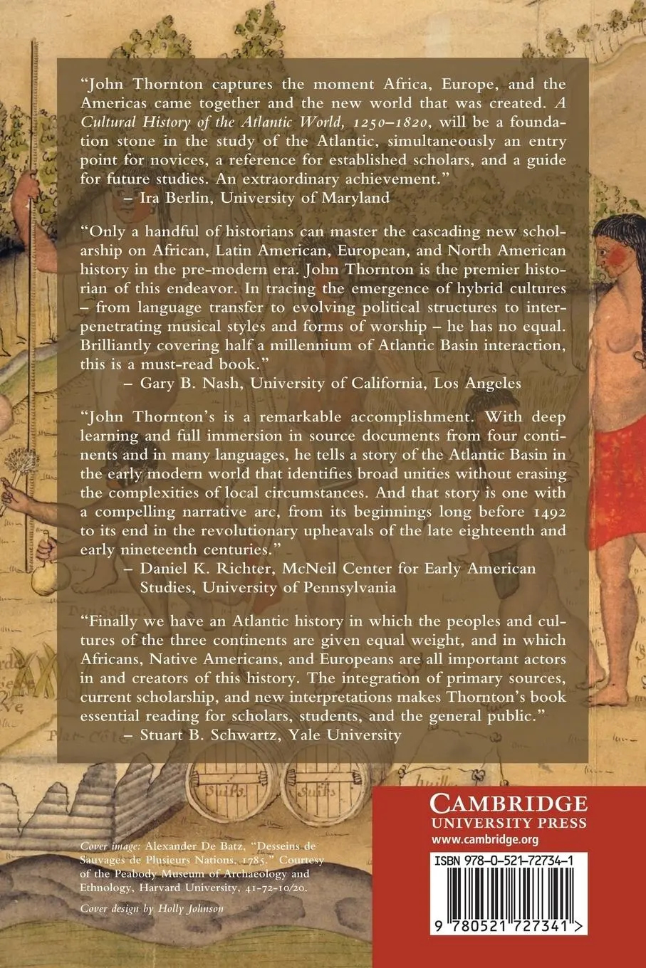 Rückseite: 9780521727341 | A Cultural History of the Atlantic World, 1250-1820 | John K. Thornton
