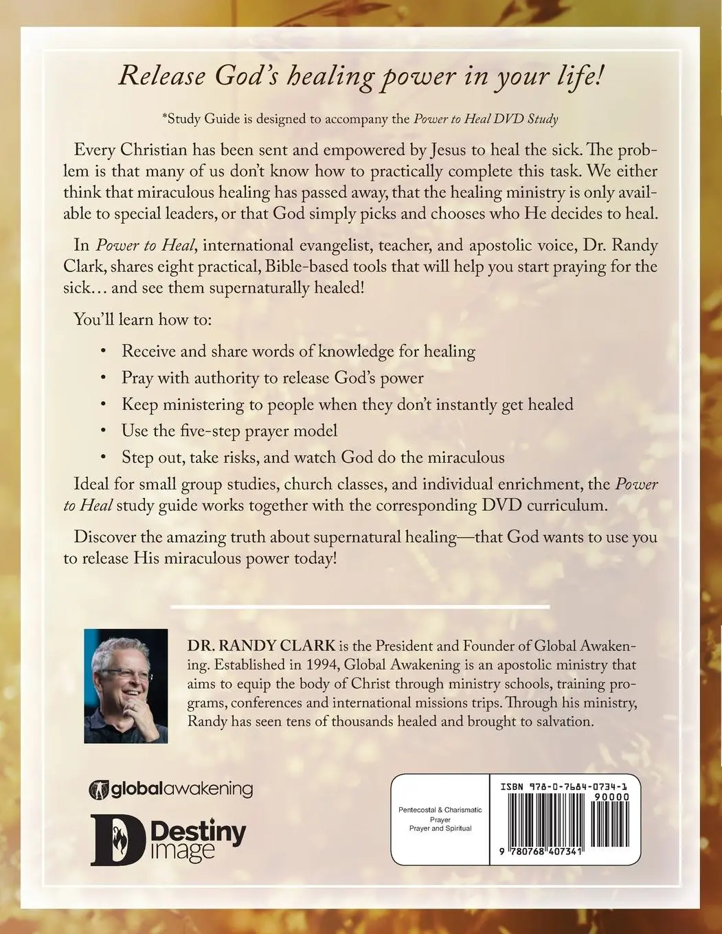 Rückseite: 9780768407341 | Power to Heal Study Guide | Randy Clark | Taschenbuch | Englisch