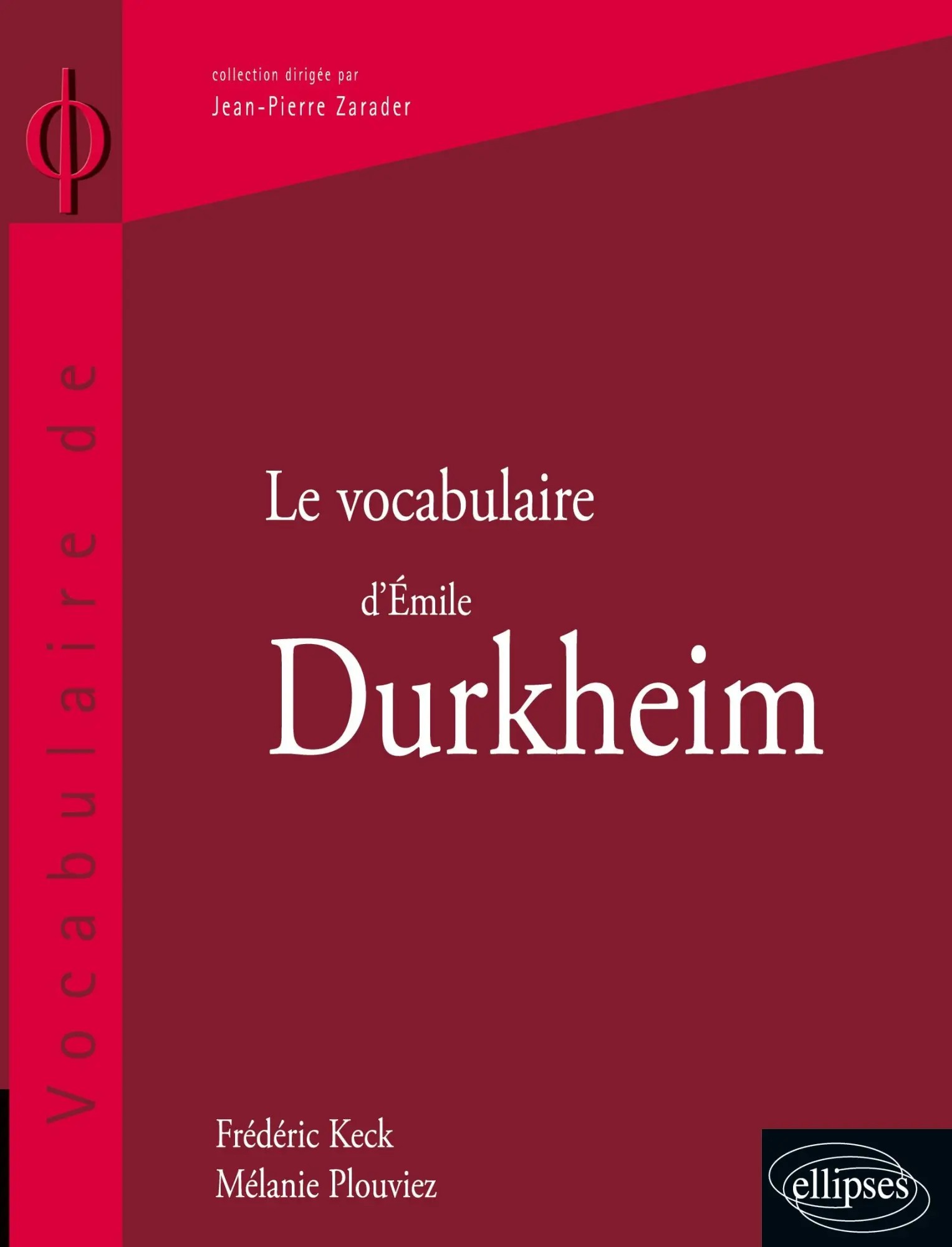 Cover: 9782729837341 | Le vocabulaire de Emile Durkheim | Frédéric Keck (u. a.) | Taschenbuch