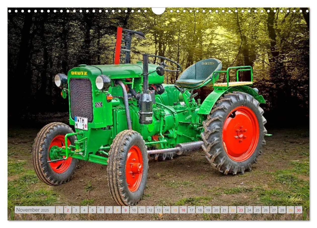 Bild: 9783435607341 | Oldtimer Schätze. Ein Traktoren-Kalender (Wandkalender 2025 DIN A3...