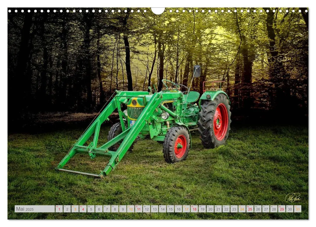 Bild: 9783435607341 | Oldtimer Schätze. Ein Traktoren-Kalender (Wandkalender 2025 DIN A3...