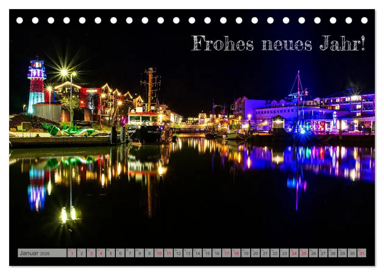Bild: 9783457317341 | Seebad Büsum (Tischkalender 2026 DIN A5 quer), CALVENDO Monatskalender