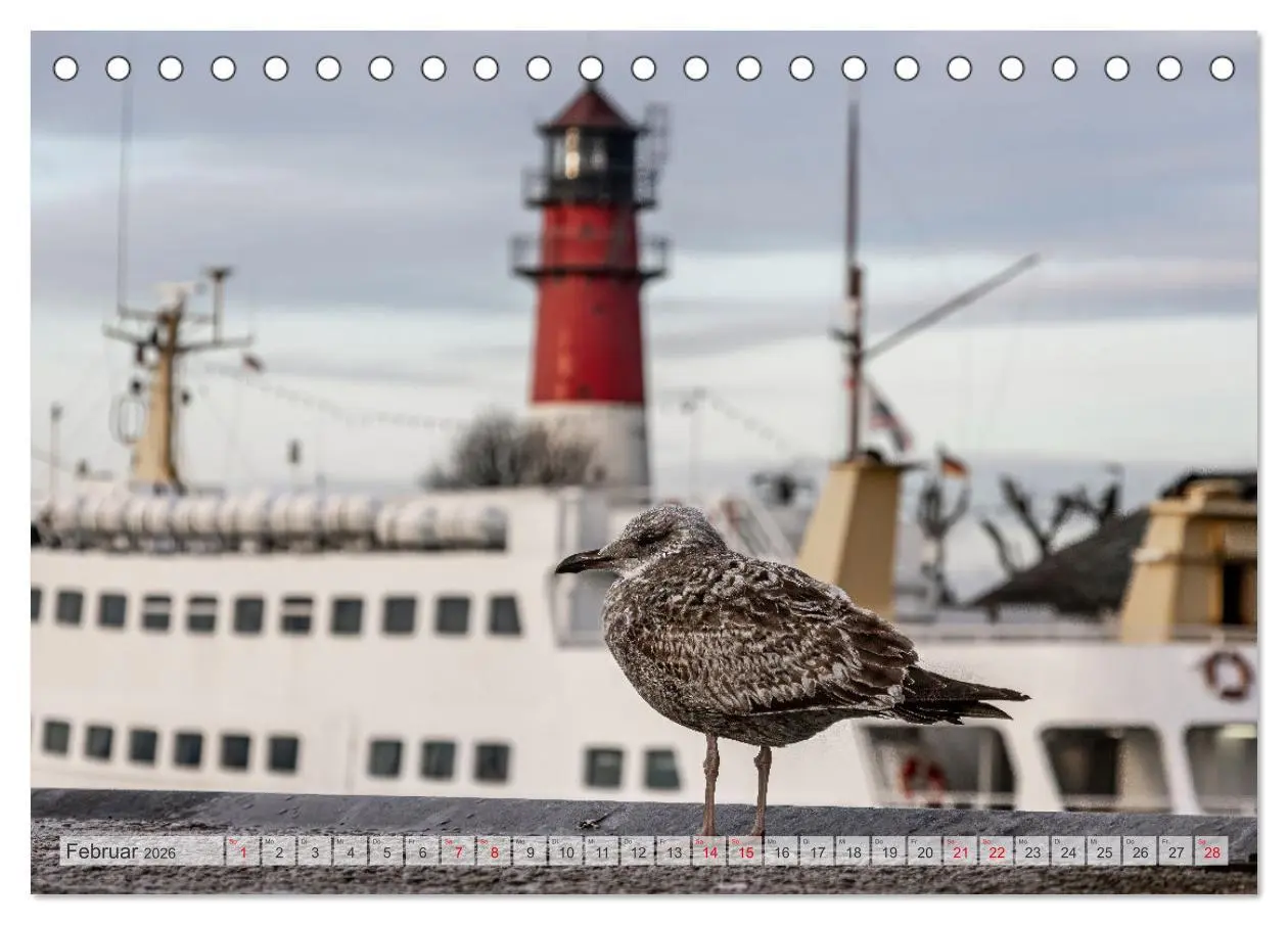 Bild: 9783457317341 | Seebad Büsum (Tischkalender 2026 DIN A5 quer), CALVENDO Monatskalender