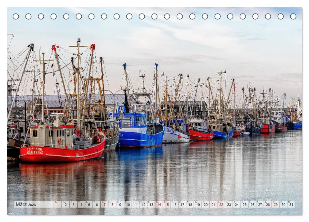 Bild: 9783457317341 | Seebad Büsum (Tischkalender 2026 DIN A5 quer), CALVENDO Monatskalender