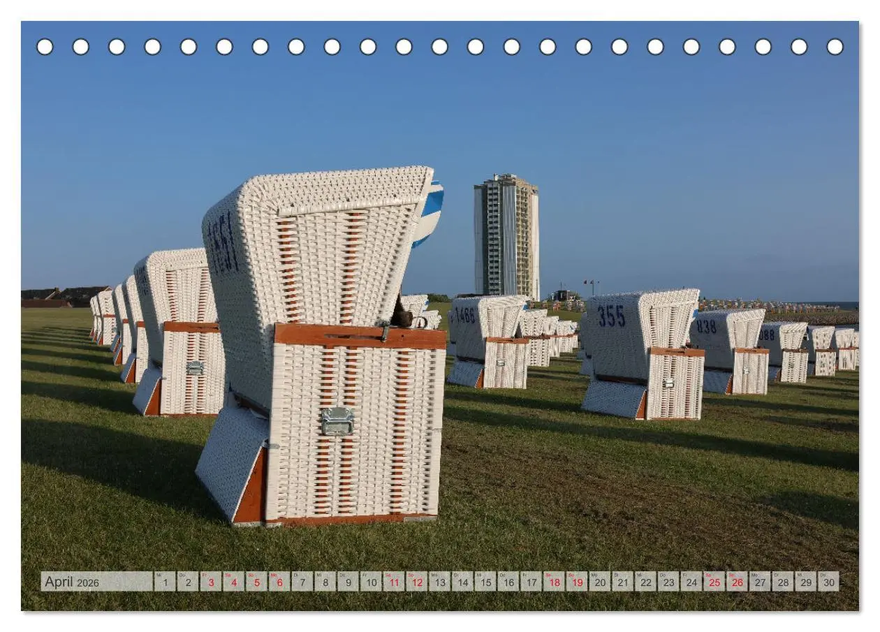 Bild: 9783457317341 | Seebad Büsum (Tischkalender 2026 DIN A5 quer), CALVENDO Monatskalender