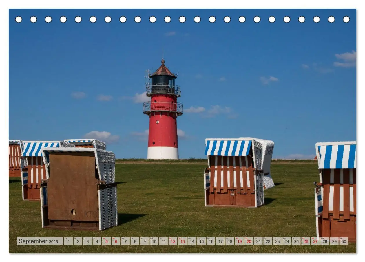 Bild: 9783457317341 | Seebad Büsum (Tischkalender 2026 DIN A5 quer), CALVENDO Monatskalender