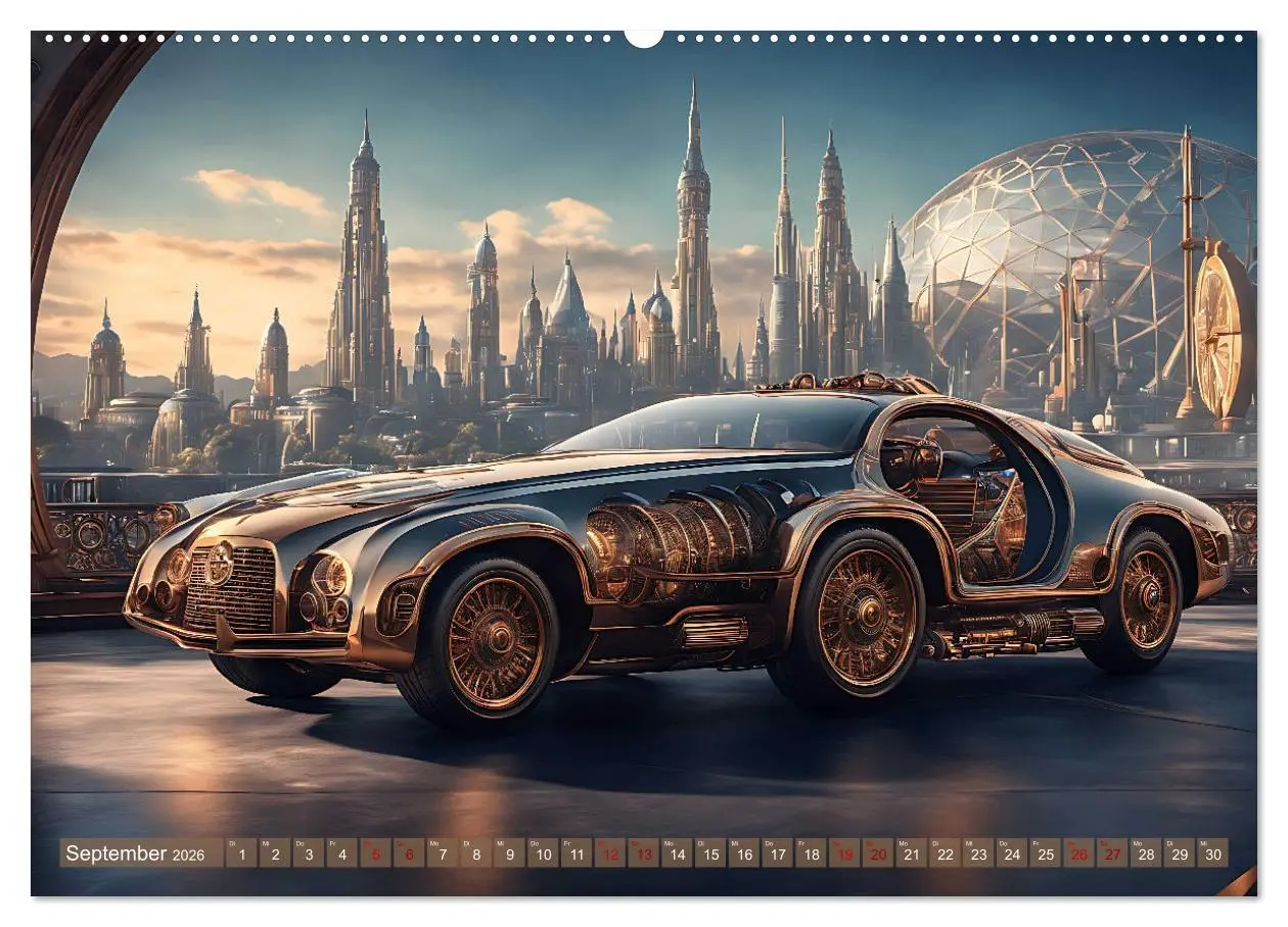 Bild: 9783457487341 | Steampunk Maschinenwelt (hochwertiger Premium Wandkalender 2026 DIN...